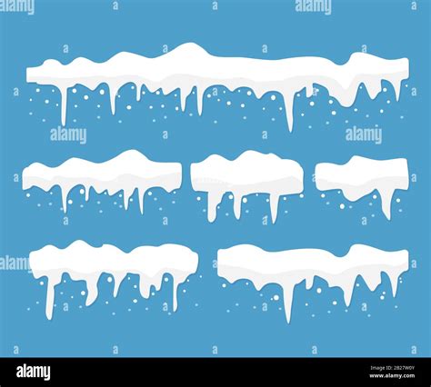 Snow texture design set. vector illustration Stock Vector Image & Art ...