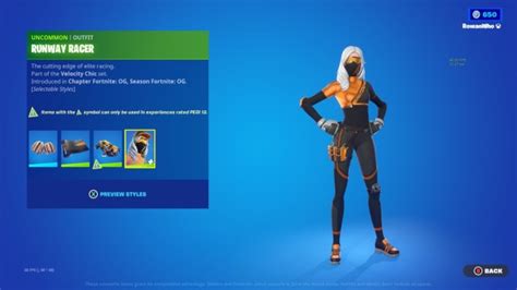 Comment débloquer gratuitement le skin Runway Racer dans Fortnite OG - Gamingdeputy France