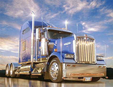 Bright and Shiny, big blue, show-truck, HD wallpaper | Peakpx