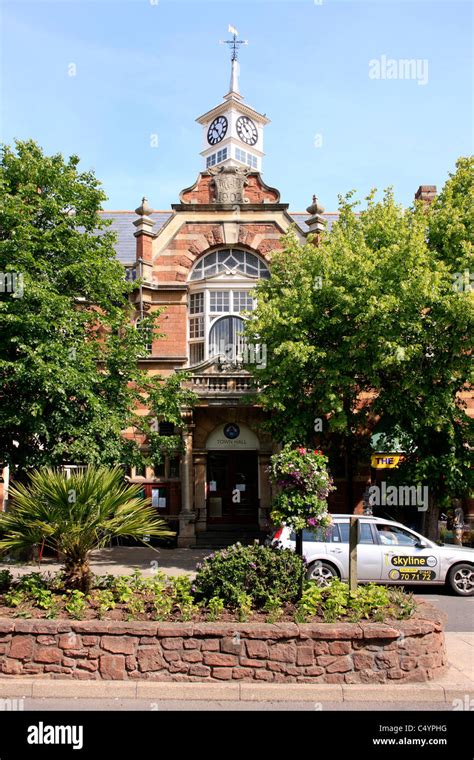 The Town Hall building in Minehead Somerset Stock Photo - Alamy