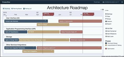 Application Roadmap Template - Sample Templates - Sample Templates