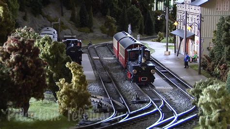 Model Train Layout of LGB Toy Trains