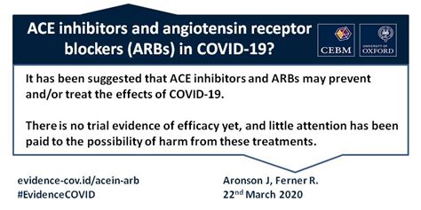 Angiotensin converting enzyme (ACE) inhibitors and angiotensin receptor blockers in COVID-19 ...