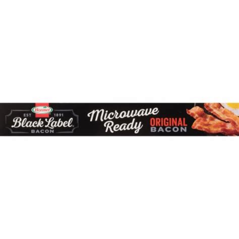 Hormel® Black Label® Microwave Ready Original Bacon, 12 oz - Fry’s Food Stores