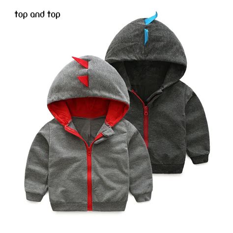 baby Boys Dinosaur Hoodies Children Hoodies Boys Spring Autumn Coat Kids Long Sleeve Casual ...