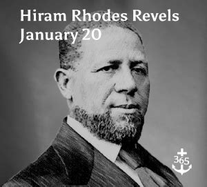 Hiram Rhodes Revels, US, First African American Senator | 365 Christian Men