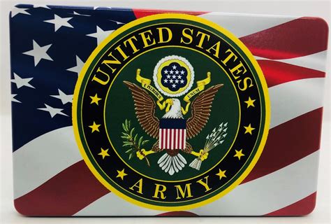 American Flag Color Waving /U.S. Army – HMC BILLET