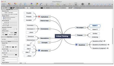 Mac Mind Map Software