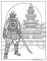 20 Samurai Coloring Pages Free PDF Printables sketch template