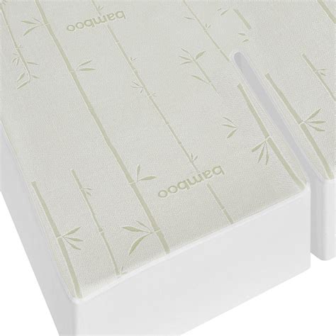 Top Split King Mattress Protector Waterproof Antibacterial