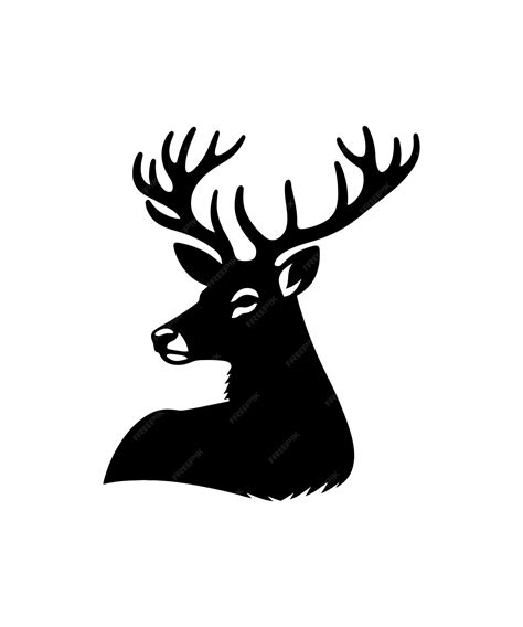 Premium Vector | WILD BUCK SILHOUETTE VECTOR ILLUSTRATION