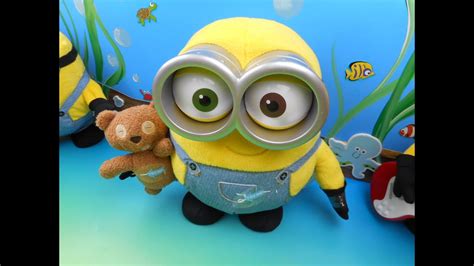 MINIONS MOVIE EXCLUSIVE PLUSH MINION BOB WITH HIS TEDDY BEAR TIM ...