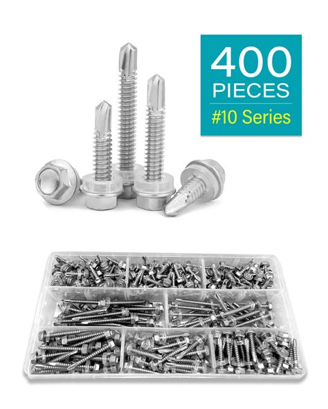 #10 Self Drilling Screw Assortment, Self Tapping Sheet Metal Tek Screw ...