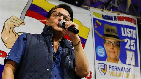 Ecuador: Five jailed over murder of presidential candidate Fernando ...