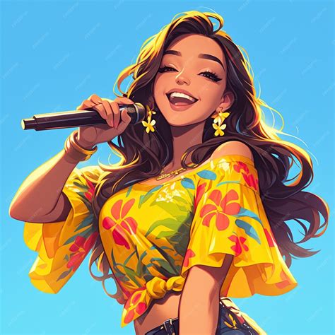 Premium Vector | Filipino Woman in Traditional Kundiman Singers Outfit