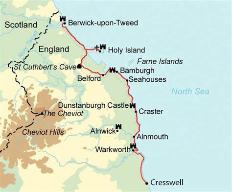 Northumberland Coast Path in 5-10 Days — Contours Walking Holidays ...