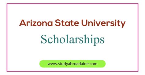 Arizona State University Scholarships for International Students - Study Abroad Aide