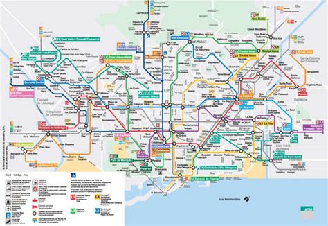 Barcelona Metro >> Map, hours, lines and fares