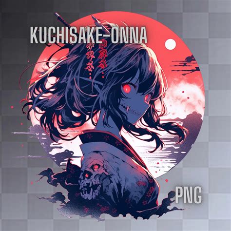 Kuchisake-onna T-shirt Design PNG Digital Download PNG - Etsy