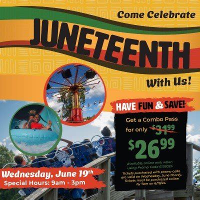 Juneteenth at Quassy Amusement Park and Waterpark Tickets, Quassy Amusement & Waterpark ...