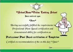 Online Cooking Course Certificate Free Gift Certificate Template, Certificate Format ...