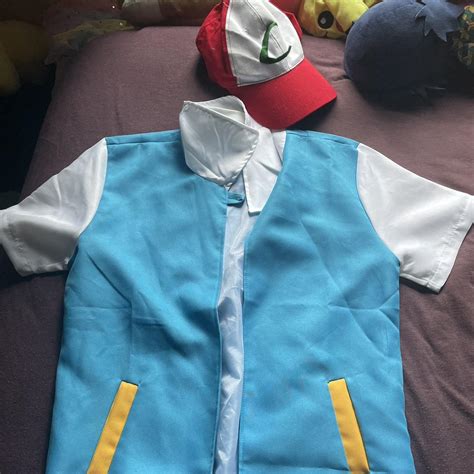 Pokémon Cosplay Ash Ketchum Hat and Jacket.... - Depop