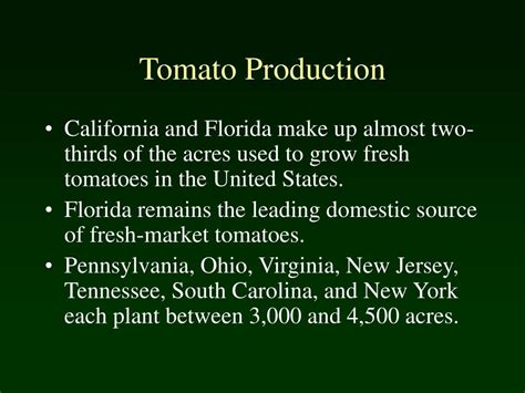 PPT - Tomato Production PowerPoint Presentation, free download - ID:986082