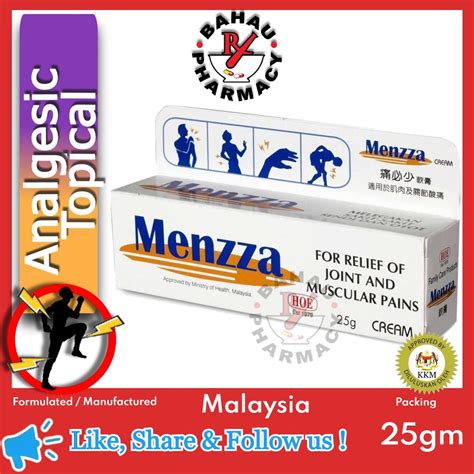 MENZZA CREAM #RELIEF JOINT-MUSCULAR PAIN# | Shopee Malaysia