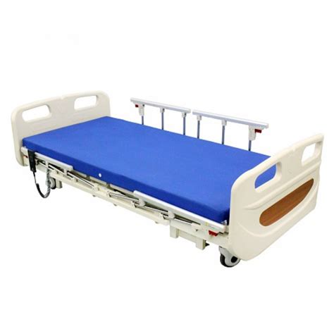 DNR Wheels - 3 Functions Electric Hospital Bed Low Bed 4 Side Rails