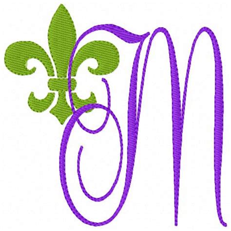 Fleur De Lis Monogram Embroidery Design Set - Joyful Stitches