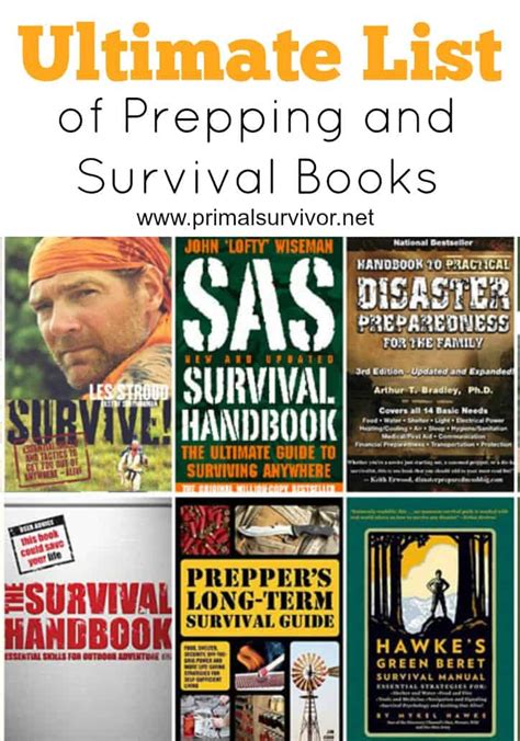 The Ultimate List of the Best Prepping and Survival Books