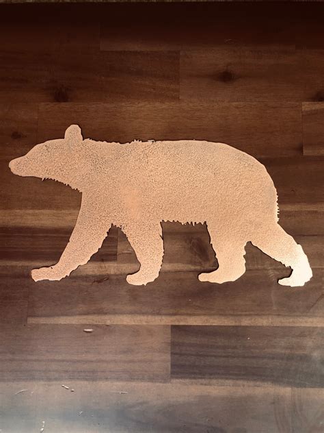 Metal Bear Silhouette | Etsy