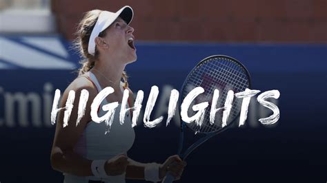 Madison Keys v Camila Giorgi - US Open highlights - Tennis video ...