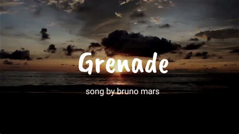 Grenade Lyrics