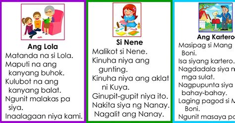 READING MATERIALS (Filipino Short Stories) - Guro Tayo