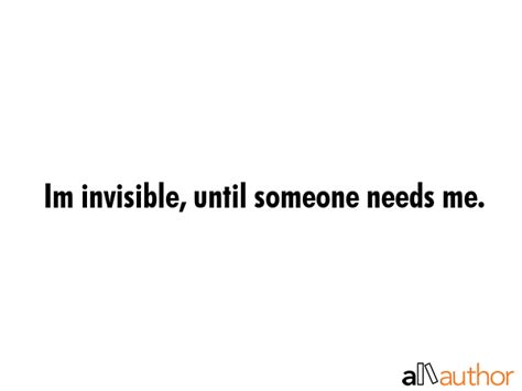 Not Invisible Quotes