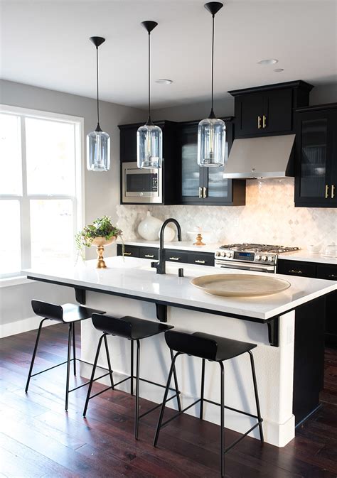 3 Gorgeous Ways to Soften Black Kitchen Cabinets | Martha Stewart