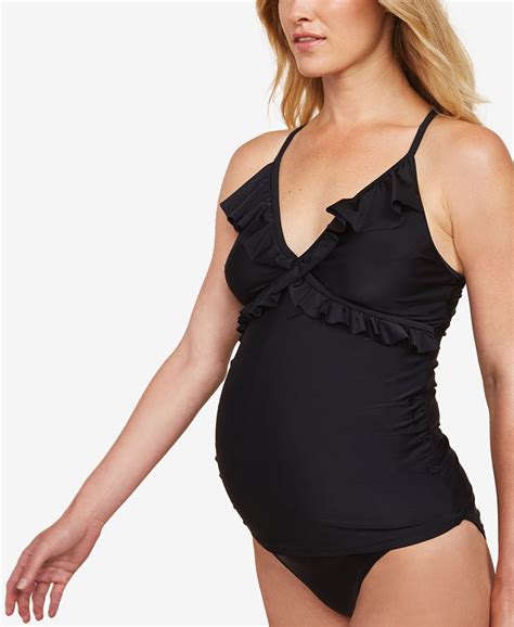 Motherhood Maternity Printed Tankini Swimsuit - Macy's