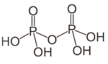 Write the structure of pyrophosphoric acid