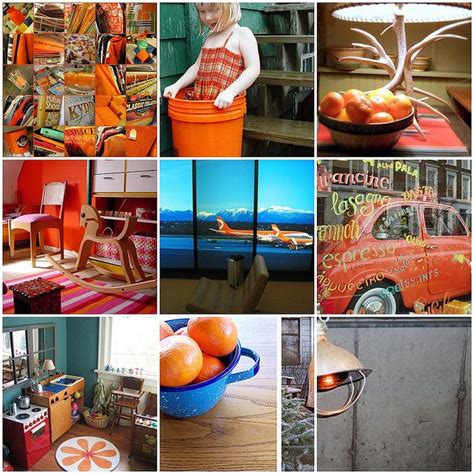 Tangerine and Blue Color Combos, Color Schemes, Orange You Glad, Guest Cottage, Orange Crush ...