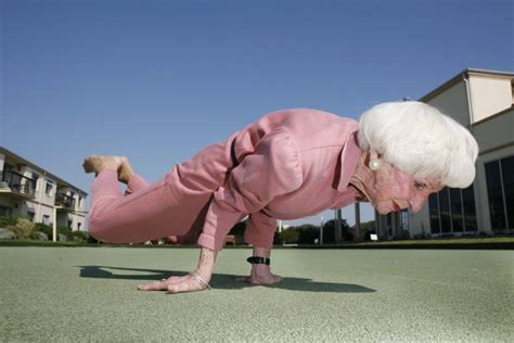 Yoga instructor Bette Calman may be 83, but she's still bending over backwards to spread the ...