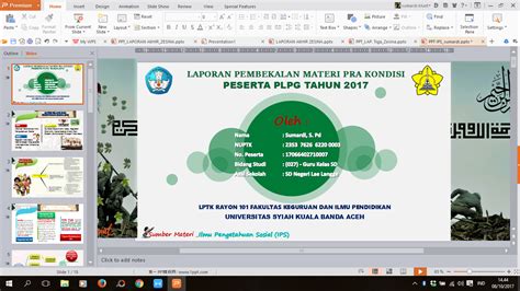 Contoh Presentasi Power Point Keren