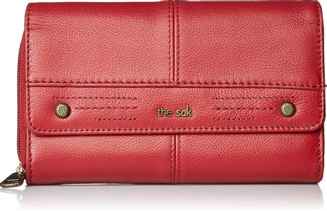 The Sak Womens Sequoia Wallet (One Size, Scarlet): Amazon.co.uk: Luggage