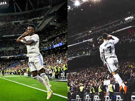 WATCH: Vinicius Jr. hits the iconic 'SIU' celebration on Cristiano Ronaldo's home turf, CR7 Jr's ...