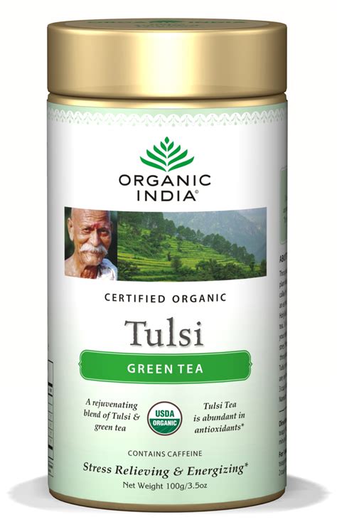 Tulsi Green Tea - Organic India | Gundara