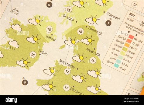 Weather Forecast Symbols High Resolution Stock Photography and Images - Alamy