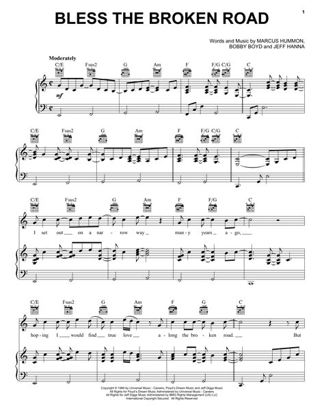 Bless The Broken Road | Sheet Music Direct