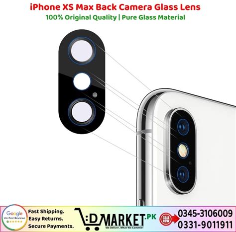 IPhone XS Max Back Camera Lens Glass For Sale! | Top-Notch | Pakistan