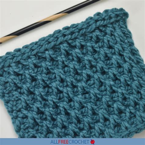 Tunisian Crochet Smock Stitch (Full Tutorial) | AllFreeCrochet.com