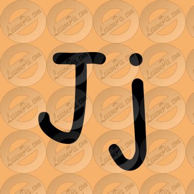 Jj Stencil for Classroom / Therapy Use - Great Jj Clipart